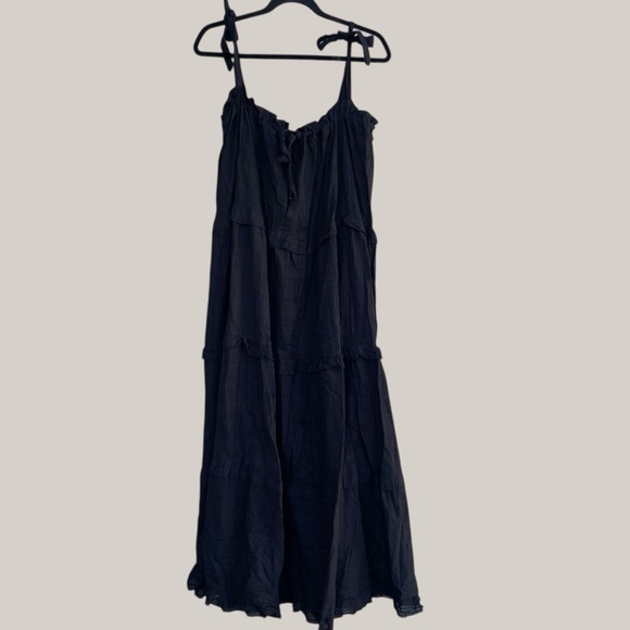 Par & Escala Black Maxi Dress Size M/L - Picture 6 of 13